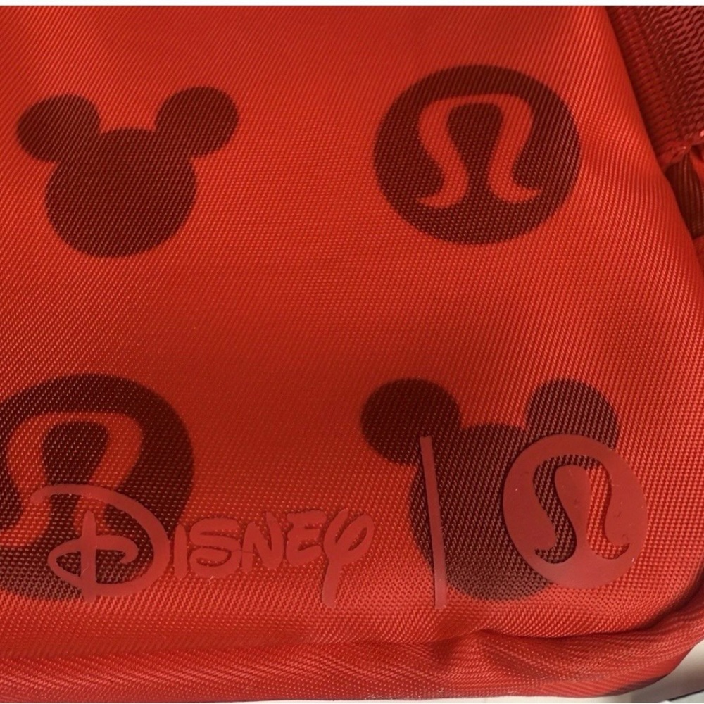Lululemon x Disney Everywhere Belt Bag Fanny Pack Red Mickey Mouse Logo NWT - Picture 5 of 6